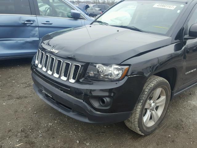 1C4NJDBB5GD521534 - 2016 JEEP COMPASS SP BLACK photo 9