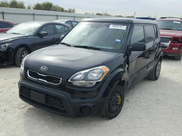 KNDJT2A52C7745717 - 2012 KIA SOUL BLACK photo 2