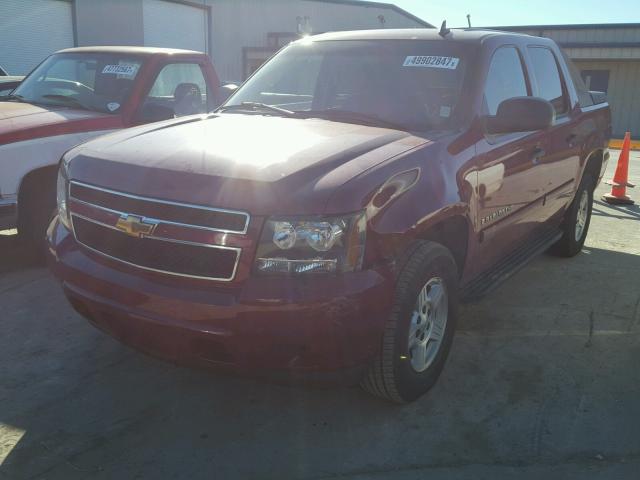 3GNEC12017G187973 - 2007 CHEVROLET AVALANCHE RED photo 2