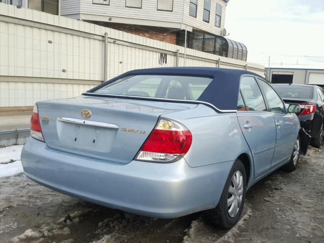 4T1BE30K56U746793 - 2006 TOYOTA CAMRY LE TURQUOISE photo 4