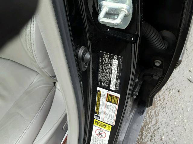 4T1BK46K49U089723 - 2009 TOYOTA CAMRY SE BLACK photo 10