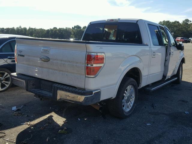 1FTFW1CT0CFB57551 - 2012 FORD F150 SUPER WHITE photo 4