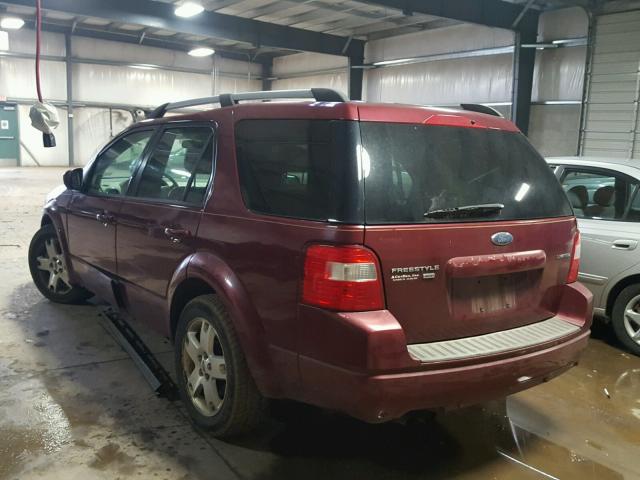 1FMDK06135GA29501 - 2005 FORD FREESTYLE RED photo 3