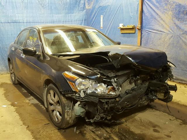 1HGCP368X8A012140 - 2008 HONDA ACCORD EXL BLACK photo 1