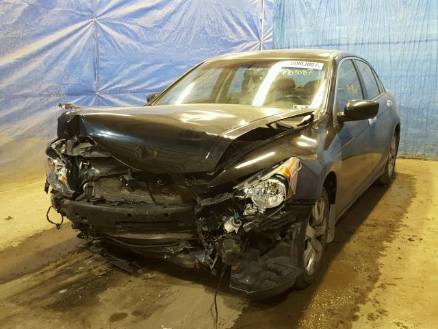 1HGCP368X8A012140 - 2008 HONDA ACCORD EXL BLACK photo 2