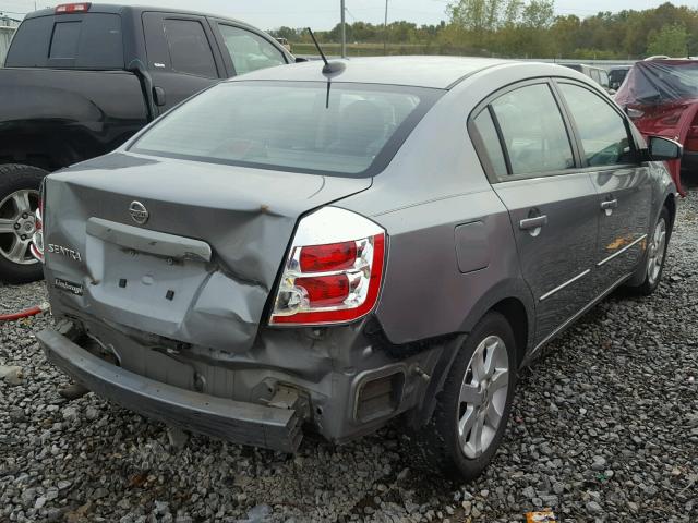 3N1AB61E48L674259 - 2008 NISSAN SENTRA 2.0 GRAY photo 4