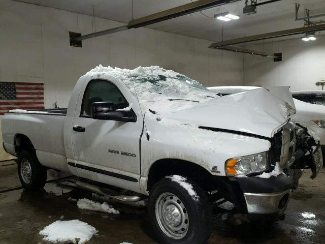 3D7KS26C75G783262 - 2005 DODGE RAM 2500 S WHITE photo 1