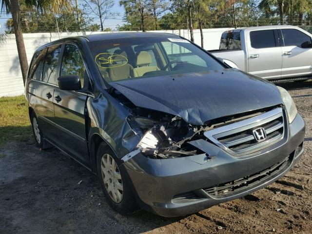 5FNRL38266B071042 - 2006 HONDA ODYSSEY LX GRAY photo 1