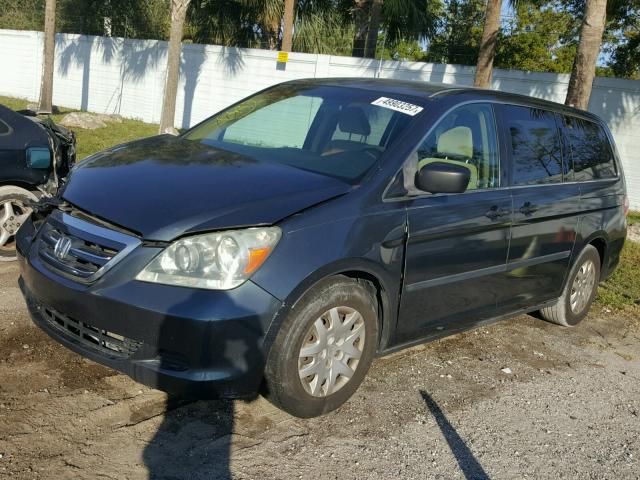 5FNRL38266B071042 - 2006 HONDA ODYSSEY LX GRAY photo 2