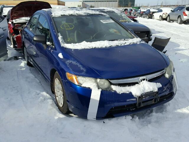 2HGFA16337H015792 - 2007 HONDA CIVIC DX BLUE photo 1