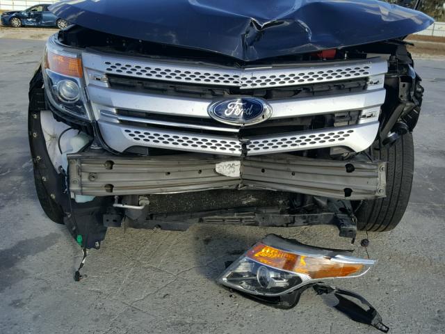 1FM5K7D84DGA61644 - 2013 FORD EXPLORER X BLACK photo 9