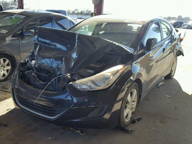 KMHDH4AE6BU082321 - 2011 HYUNDAI ELANTRA GL BLACK photo 2