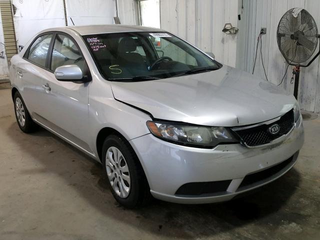 KNAFU4A26A5234828 - 2010 KIA FORTE EX SILVER photo 1