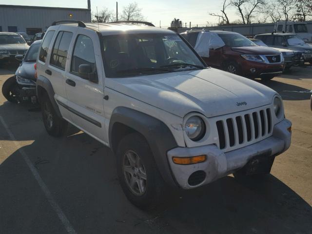 1J4GL48K93W732898 - 2003 JEEP LIBERTY SP WHITE photo 1