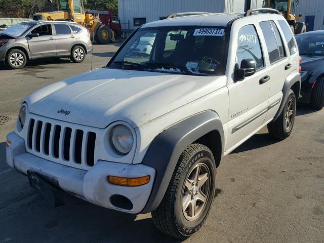 1J4GL48K93W732898 - 2003 JEEP LIBERTY SP WHITE photo 2