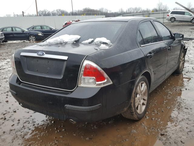 3FAHP08146R154320 - 2006 FORD FUSION SEL BLACK photo 4