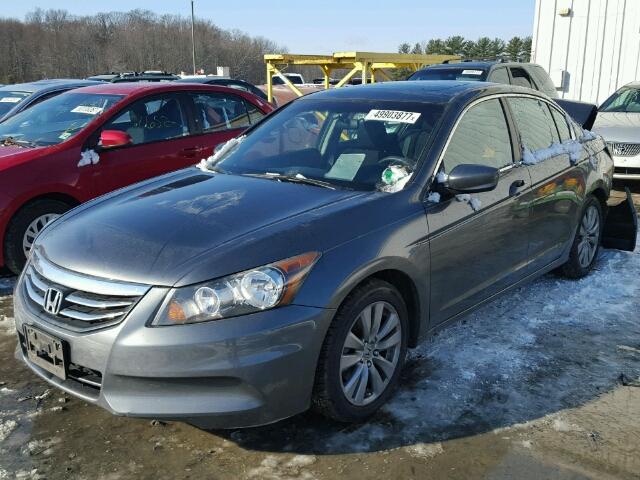 1HGCP2F79CA126382 - 2012 HONDA ACCORD EX GRAY photo 2