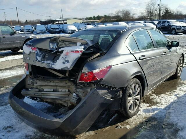 1HGCP2F79CA126382 - 2012 HONDA ACCORD EX GRAY photo 4