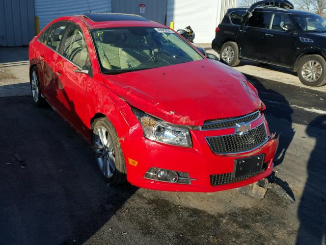 1G1PG5SB7D7252629 - 2013 CHEVROLET CRUZE LTZ RED photo 1