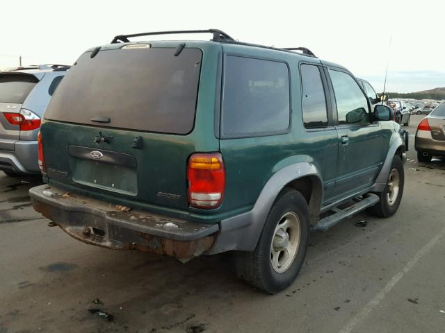 1FMYU24E5XUC35307 - 1999 FORD EXPLORER GREEN photo 4