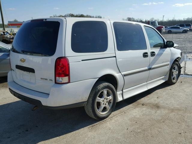 1GBDV13147D114295 - 2007 CHEVROLET UPLANDER I WHITE photo 4