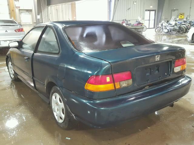 1HGEJ8249WL067254 - 1998 HONDA CIVIC EX BLUE photo 3