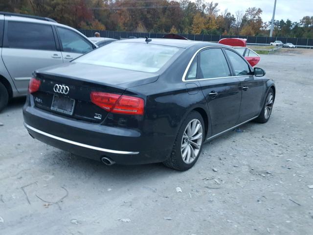 WAURMAFD3EN001209 - 2014 AUDI A8 L TDI 黑色 照片 4