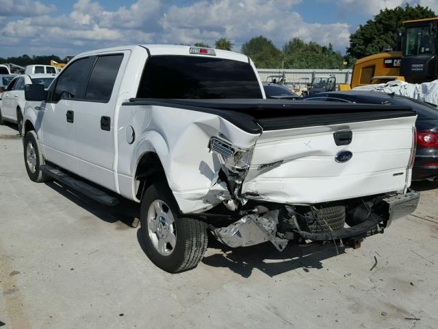 1FTFW1CF9DFB83982 - 2013 FORD F150 SUPER WHITE photo 3