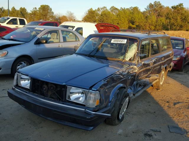 YV1AA8851M1885528 - 1991 VOLVO 240 BASE BLUE photo 2