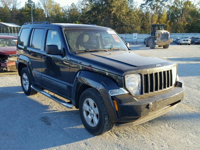 1J4PP2GK6AW181840 - 2010 JEEP LIBERTY SP BLACK photo 1