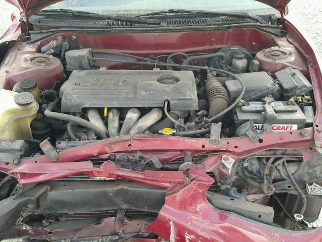 1NXBR12E92Z620933 - 2002 TOYOTA COROLLA CE RED photo 7