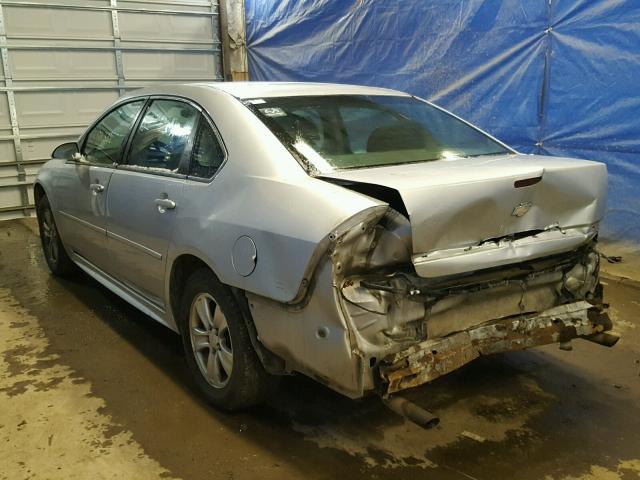 2G1WF5E31C1148815 - 2012 CHEVROLET IMPALA LS SILVER photo 3