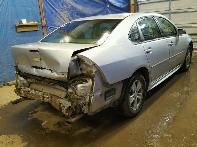 2G1WF5E31C1148815 - 2012 CHEVROLET IMPALA LS SILVER photo 4