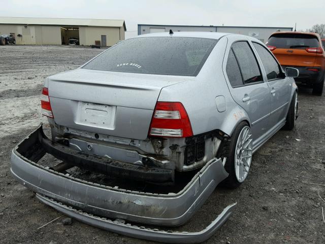 3VWSE69M12M184509 - 2002 VOLKSWAGEN JETTA GLS SILVER photo 4