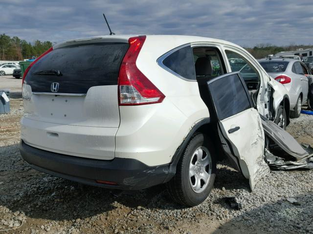 5J6RM3H31EL030846 - 2014 HONDA CR-V LX WHITE photo 4