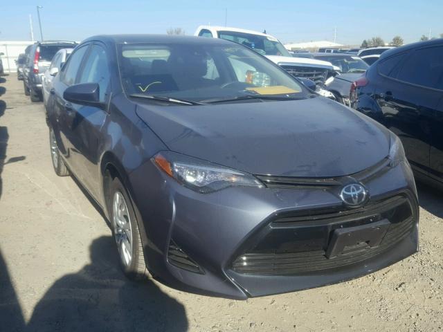 2T1BURHEXHC877503 - 2017 TOYOTA COROLLA L GRAY photo 1