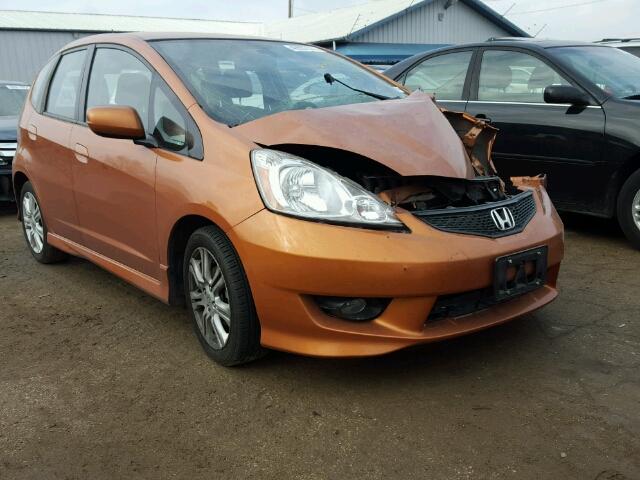 JHMGE8H54BS009935 - 2011 HONDA FIT SPORT ORANGE photo 1