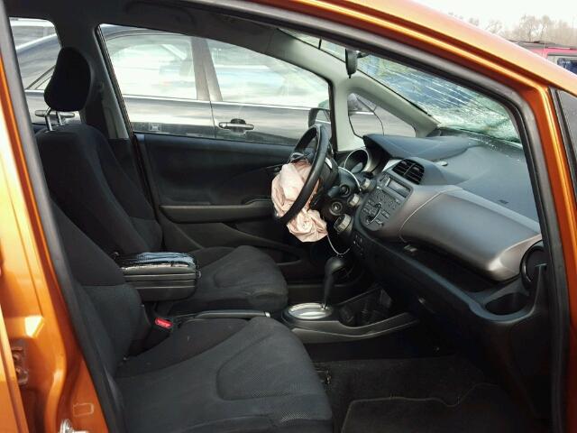 JHMGE8H54BS009935 - 2011 HONDA FIT SPORT ORANGE photo 5