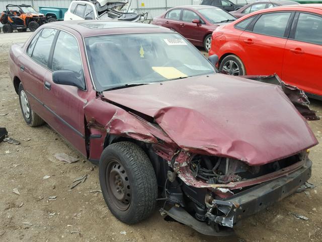 4T1SK11EXNU008444 - 1992 TOYOTA CAMRY DLX MAROON photo 1