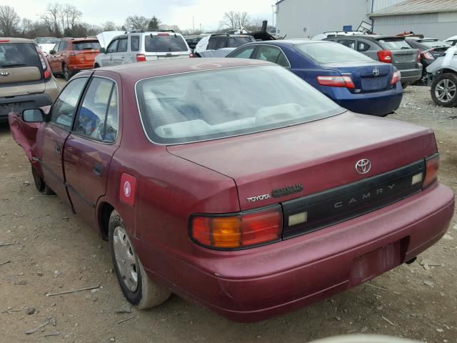 4T1SK11EXNU008444 - 1992 TOYOTA CAMRY DLX MAROON photo 3