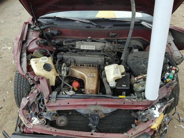 4T1SK11EXNU008444 - 1992 TOYOTA CAMRY DLX 栗色 照片 7