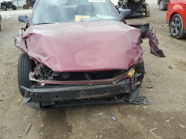 4T1SK11EXNU008444 - 1992 TOYOTA CAMRY DLX MAROON photo 9