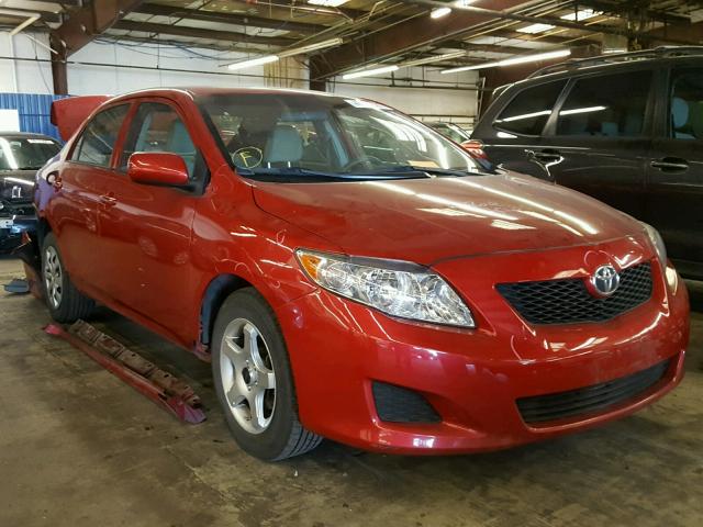 1NXBU4EE6AZ325640 - 2010 TOYOTA COROLLA BA RED photo 1