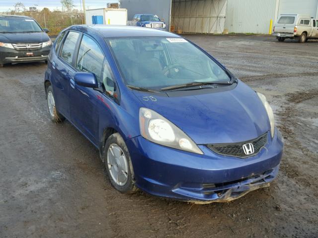 JHMGE8G5XAS800180 - 2010 HONDA FIT LX BLUE photo 1