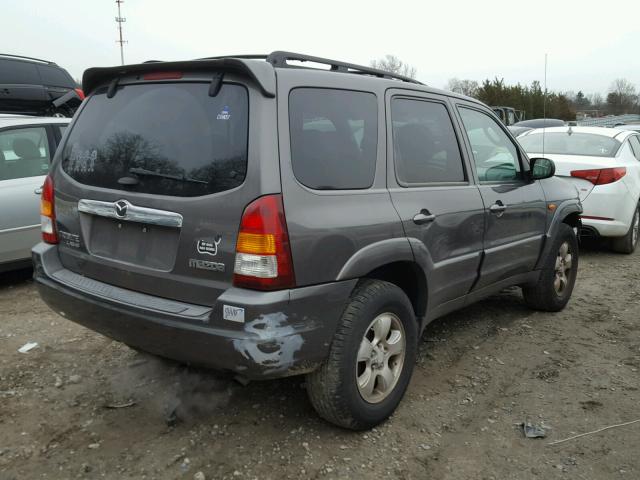 4F2YZ94153KM03836 - 2003 MAZDA TRIBUTE LX GRAY photo 4