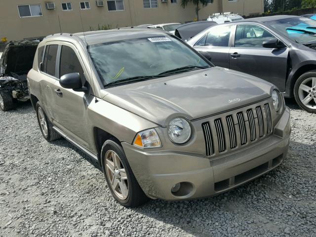 1J8FT47W87D237950 - 2007 JEEP COMPASS BEIGE photo 1