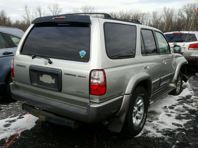 JT3HN87R119050561 - 2001 TOYOTA 4RUNNER LI GRAY photo 4