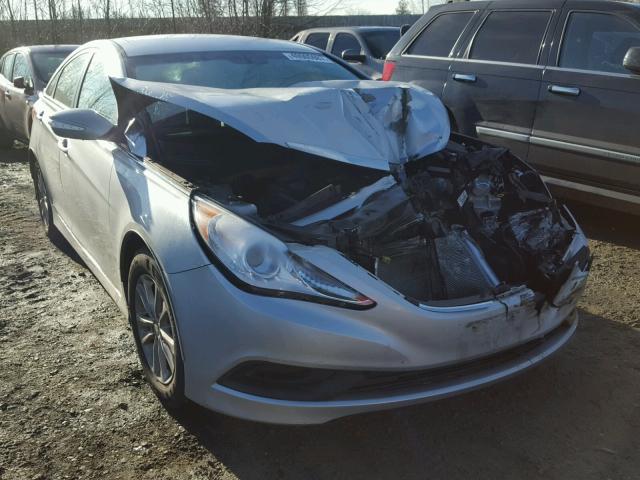 5NPEB4AC3EH872733 - 2014 HYUNDAI SONATA GLS SILVER photo 1