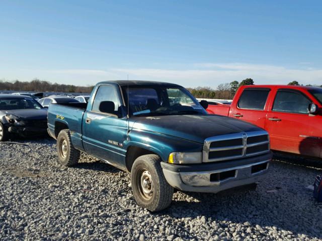 1B7HC16X2WS739789 - 1998 DODGE RAM 1500 GREEN photo 1