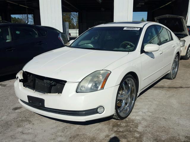 1N4BA41E64C870577 - 2004 NISSAN MAXIMA SE WHITE photo 2